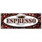 Signmission ESPRESSO BANNER SIGN coffee shop cafe beans cappuccino hot bar latte B-Espresso - alternate 1